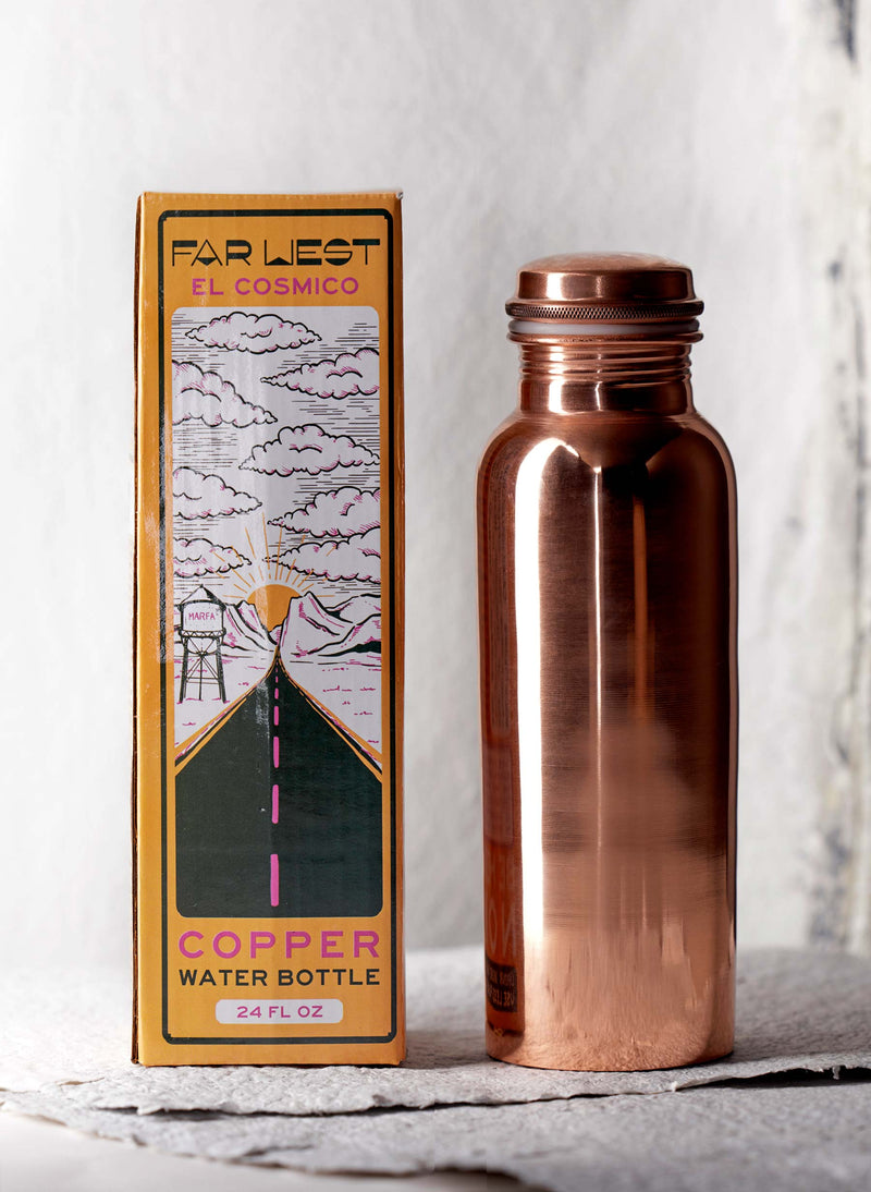 far west el cosmico copper water bottle