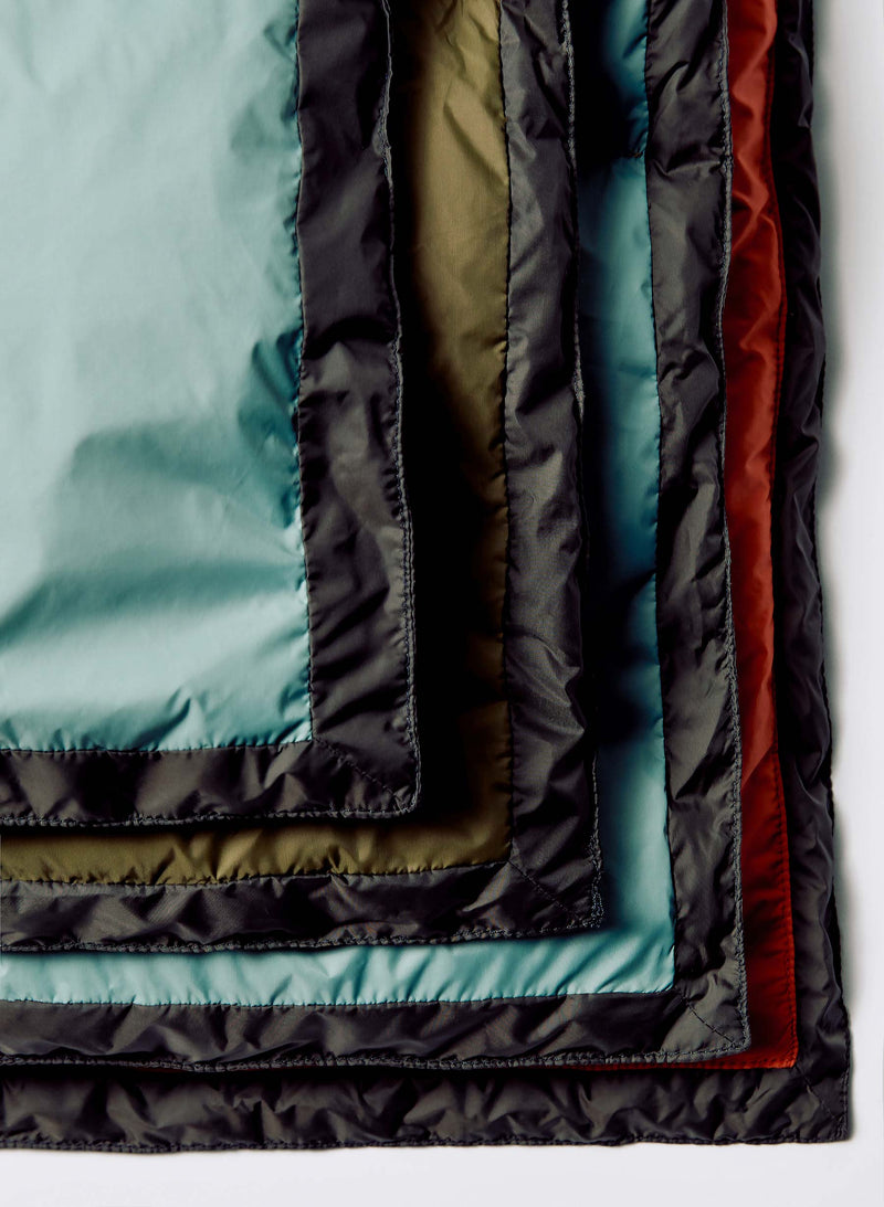 i+w x Crescent Down Works camp blanket