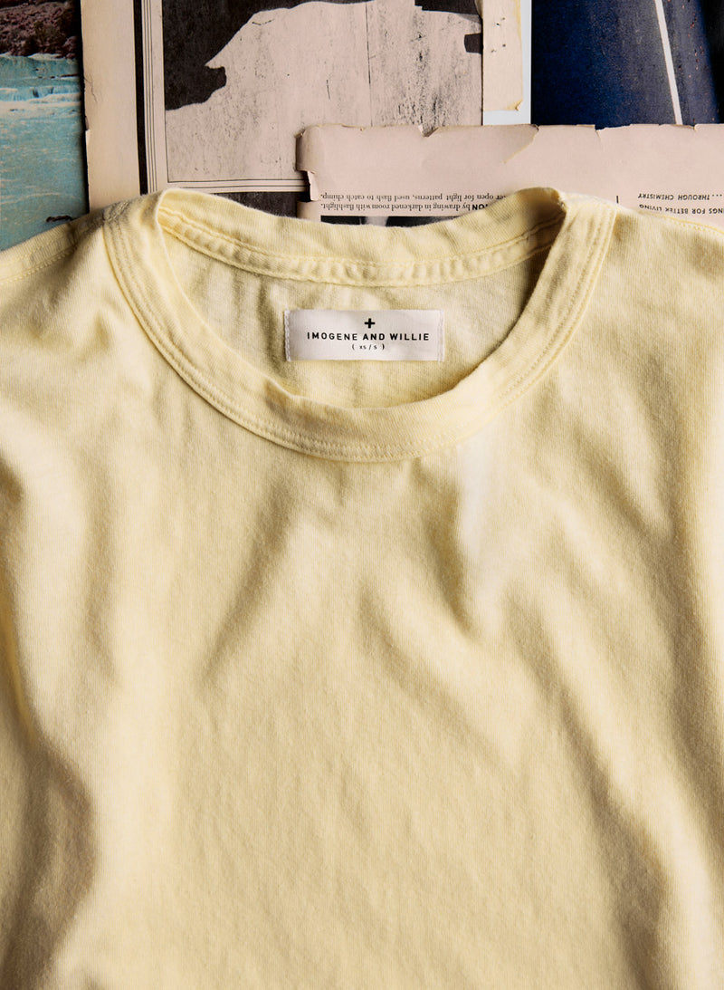 drop tee in yellow