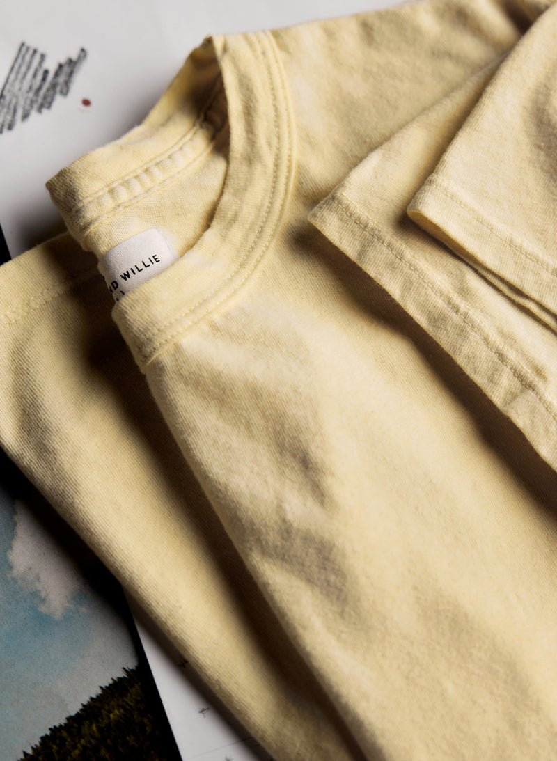 drop tee in yellow