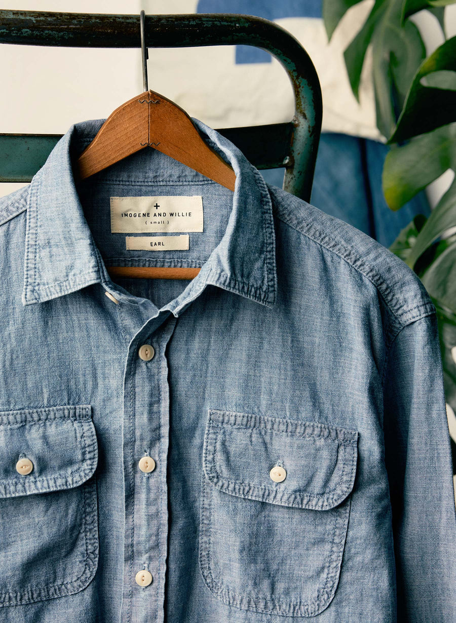 Best chambray shirt for men.
