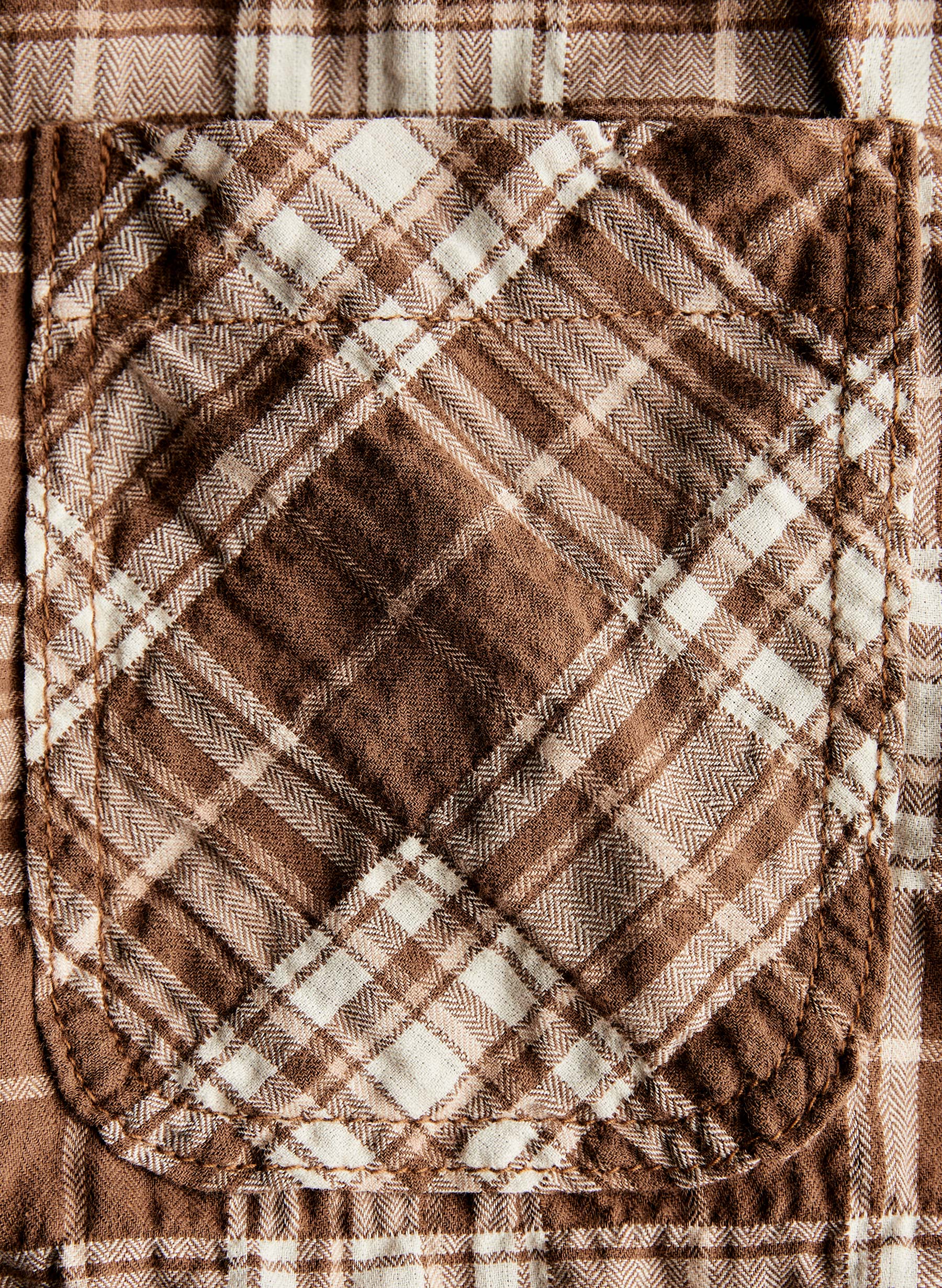 Brown, Rectangle, Textile, Wood, Beige, Font, Plaid, Art, Tints and shades, Pattern
