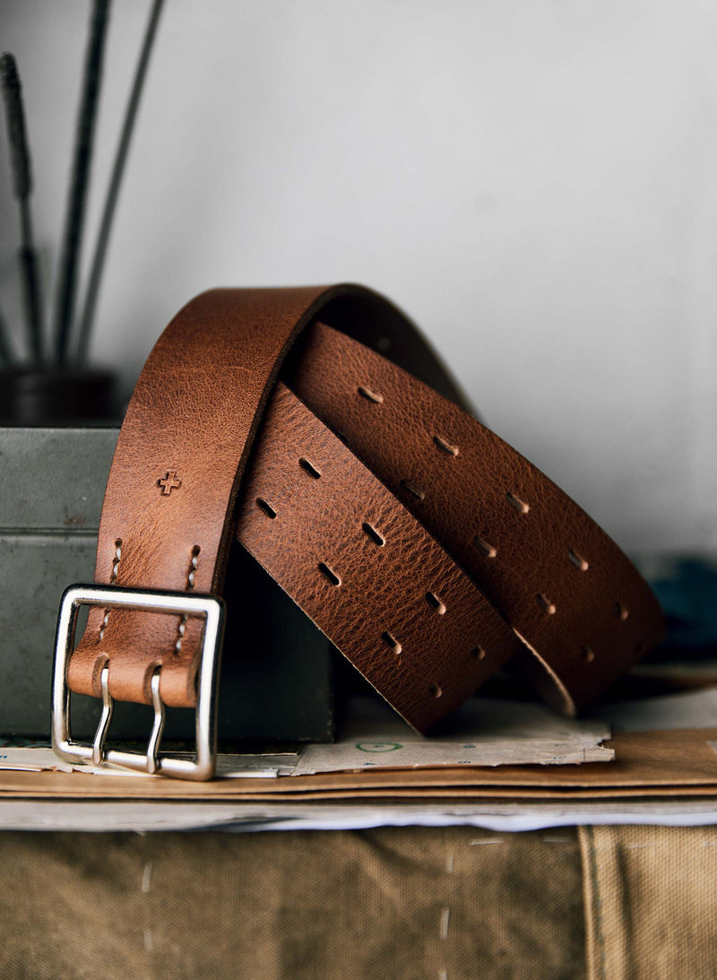 i+w x Emil Erwin two prong horween belt