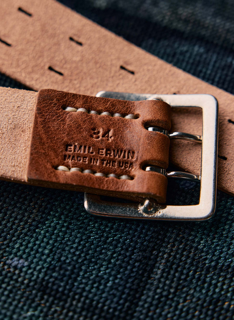 i+w x Emil Erwin two prong horween belt