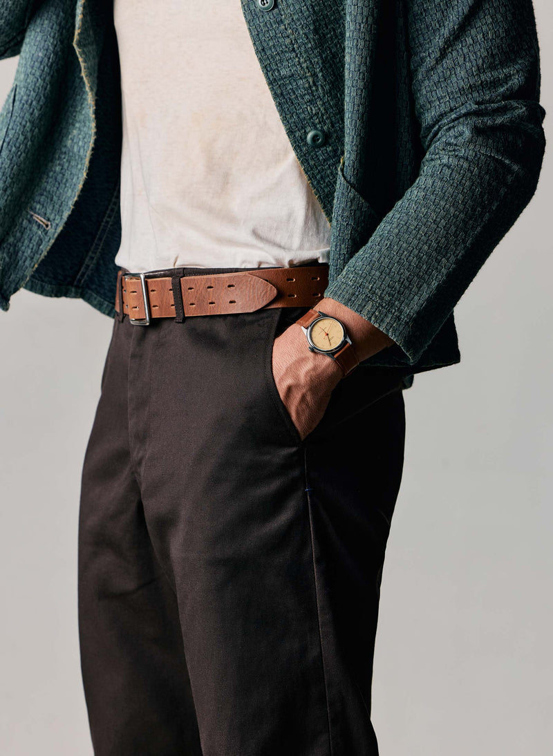 i+w x Emil Erwin two prong horween belt