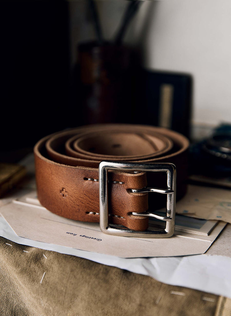 i+w x Emil Erwin two prong horween belt