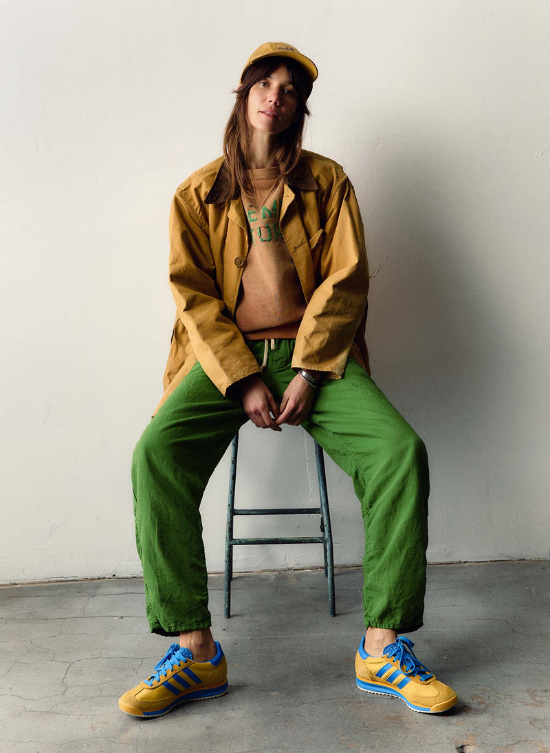 the lounge pant in fern green