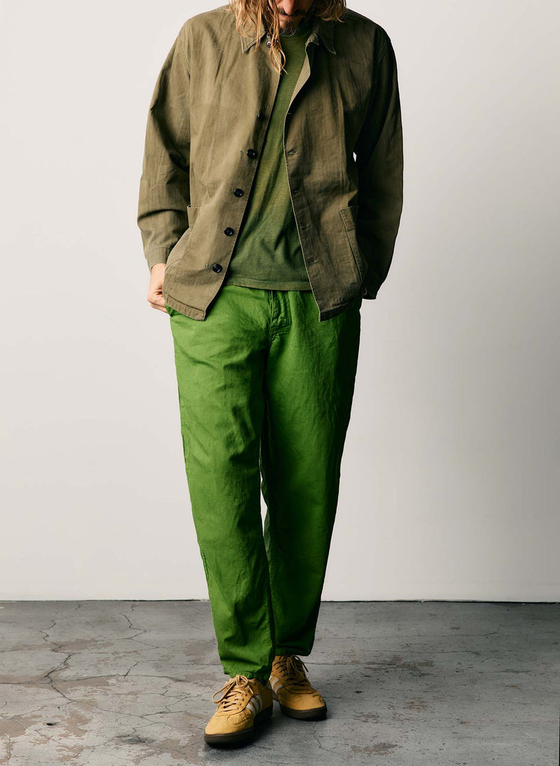 the lounge pant in fern green