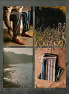 a collage of a man's legs and pants