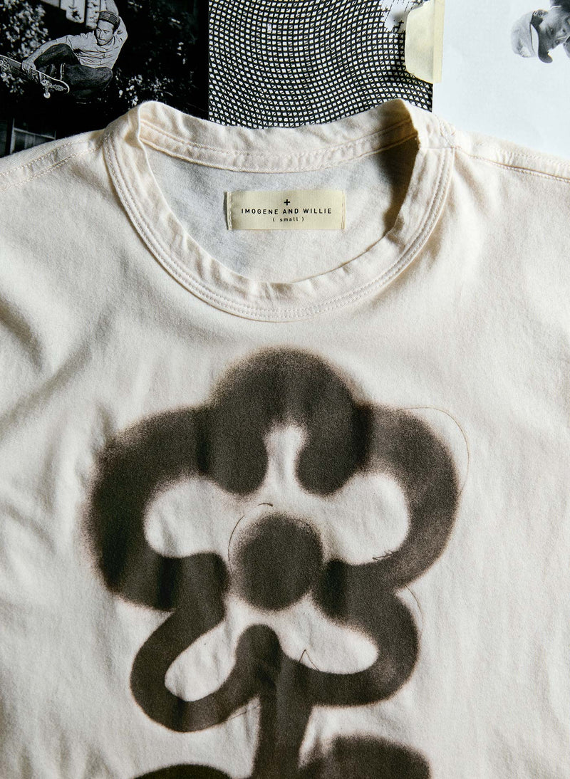 the "flower" tee - Model