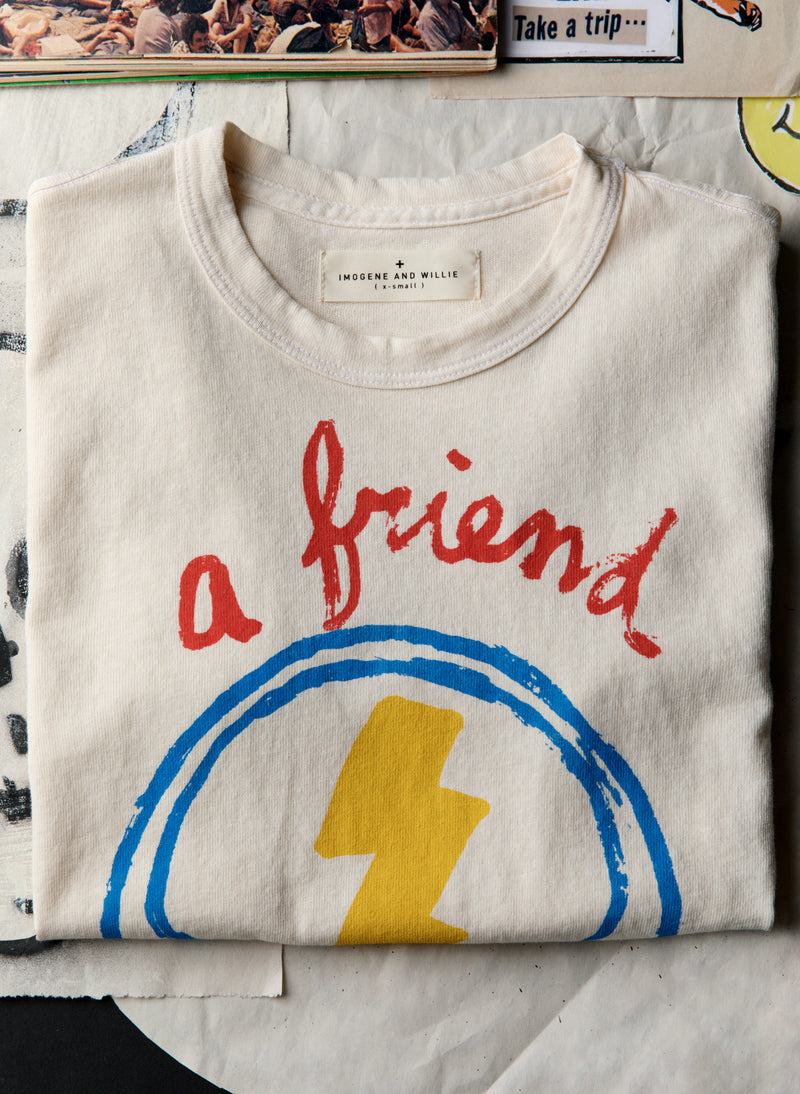 the "friend of mine" tee