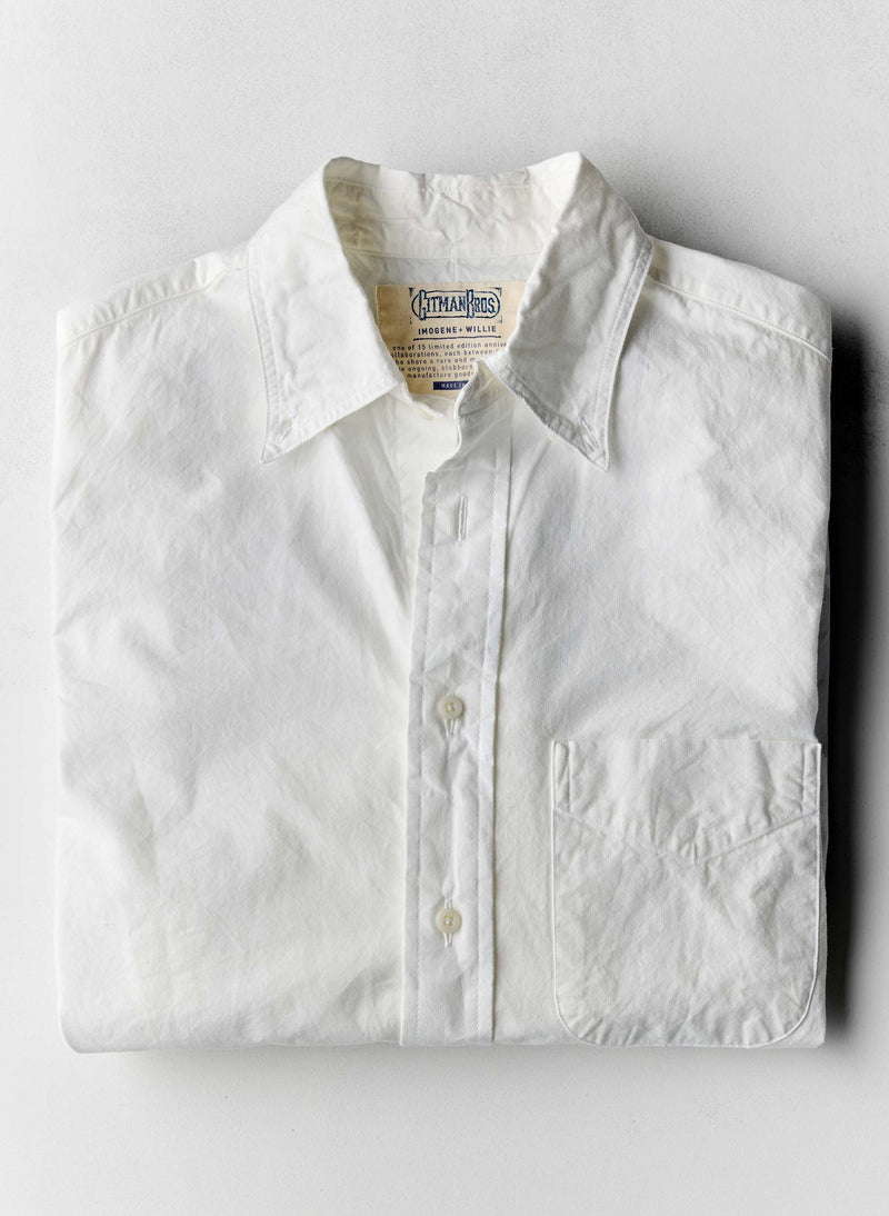 i+w x Gitman Vintage poplin oxford - Model