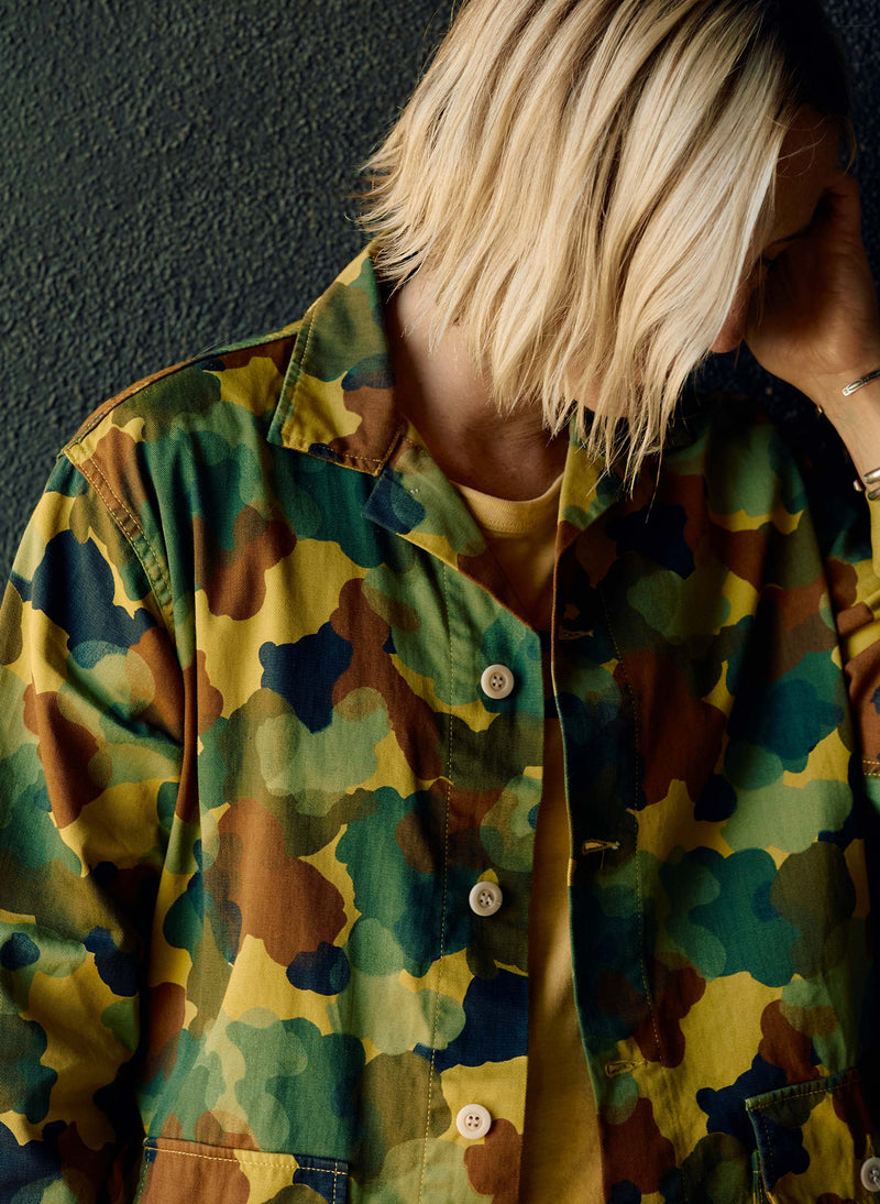 the goodall jacket in painted camo