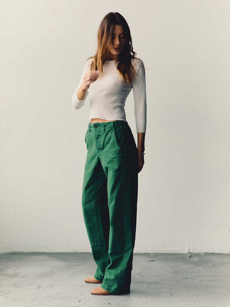 clarke canvas workpant in spruce