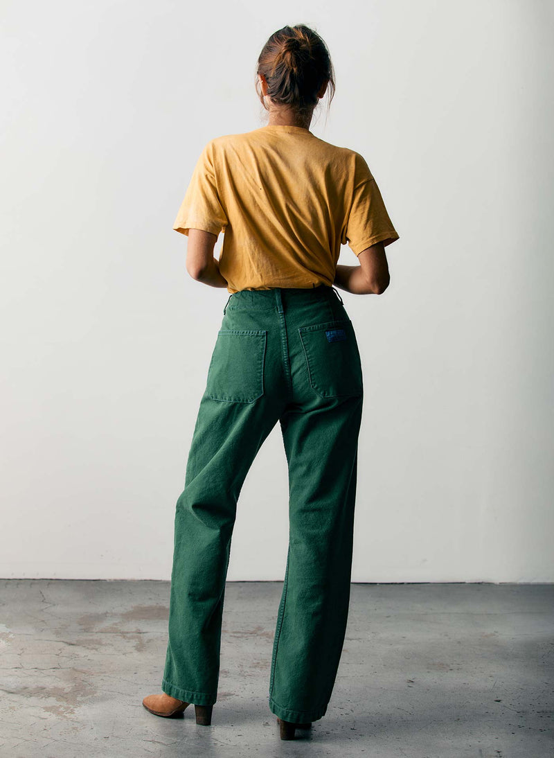 clarke canvas workpant in spruce