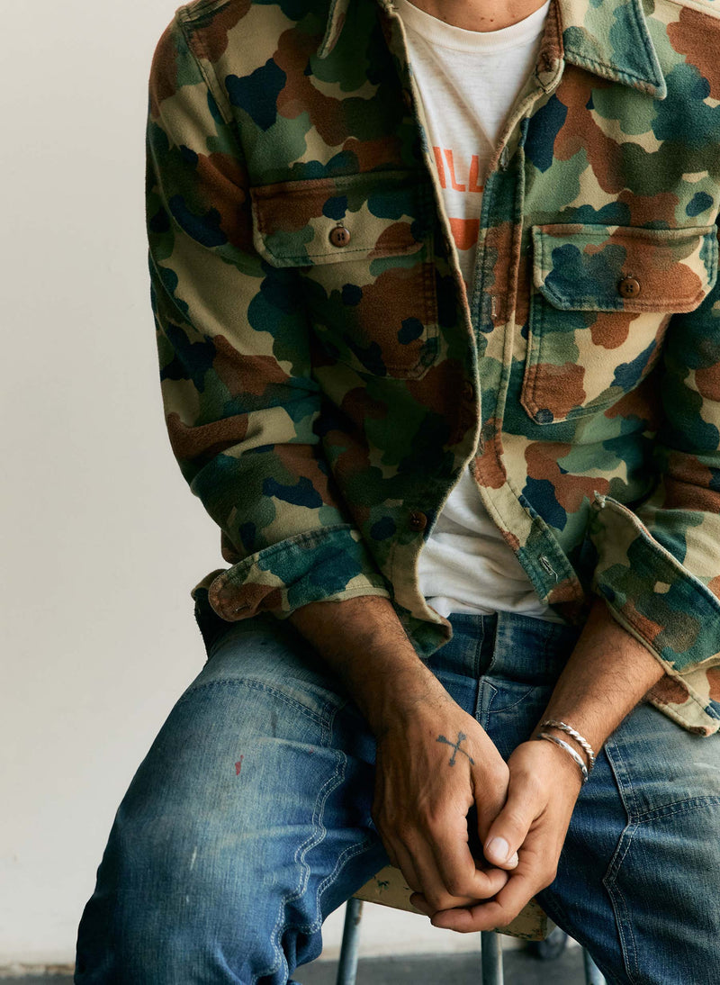 the griffin workshirt in painted camo