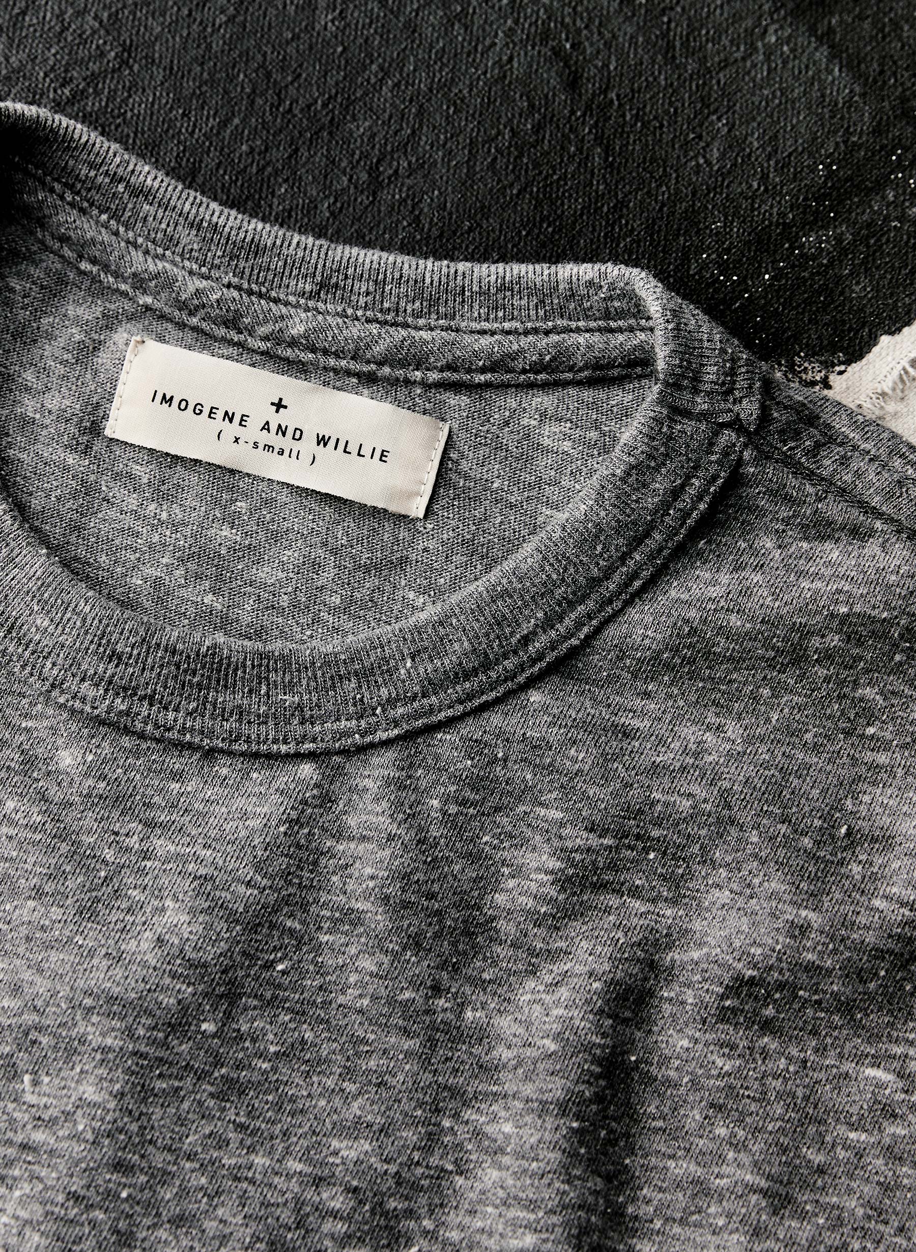 Outerwear, Neck, Sleeve, Grey, Collar, T-shirt, Denim, Font, Woolen, Electric blue