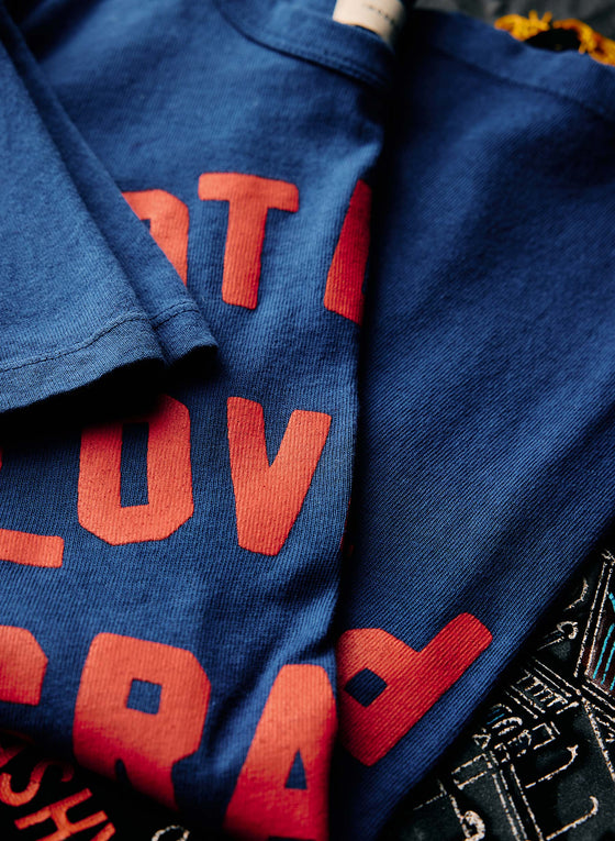 the i+w x opry "hot dog" tee in blue