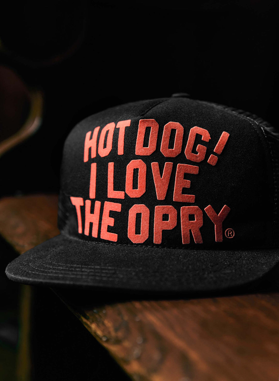 the i+w x opry "hot dog" trucker