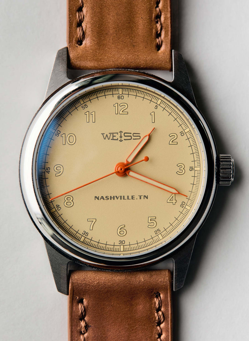 i+w x Weiss Watch Co. 38mm automatic