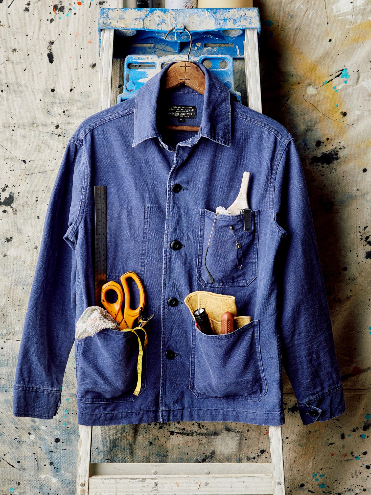 jack jacket french blue – imogene + willie