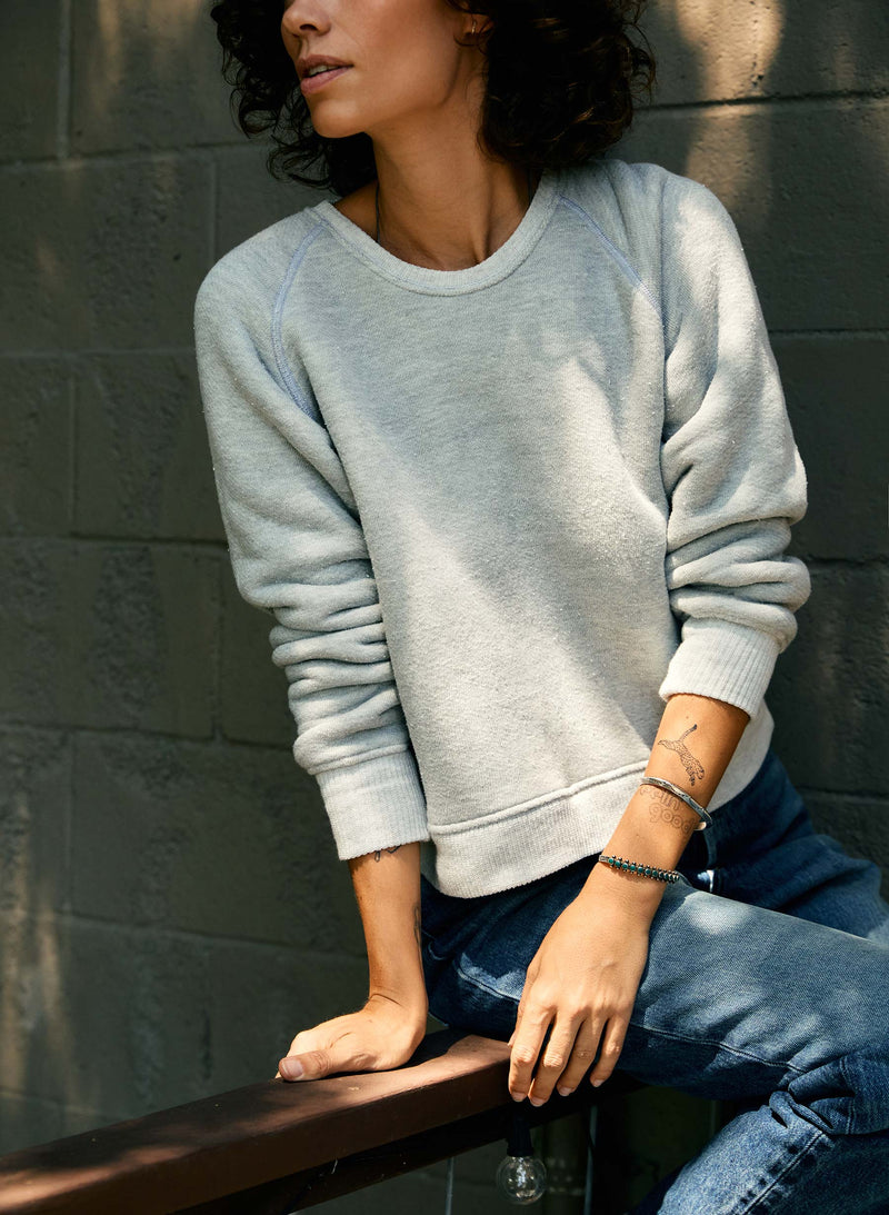 lana raglan sweatshirt in heather