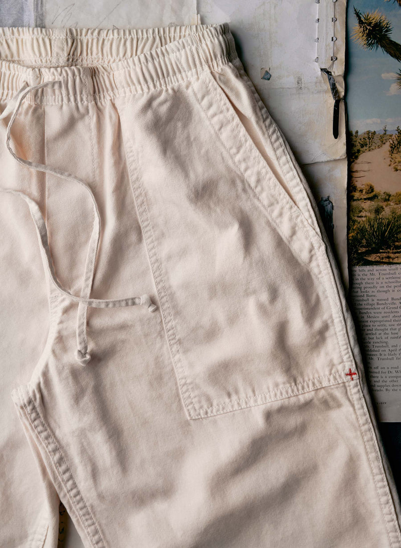 the ventura chore pant in ivory