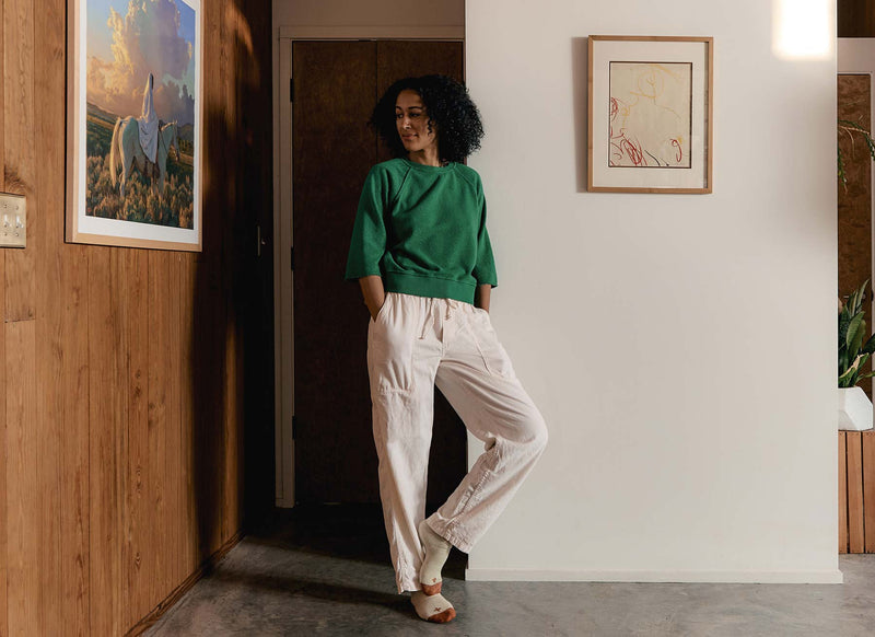 the ventura chore pant in ivory