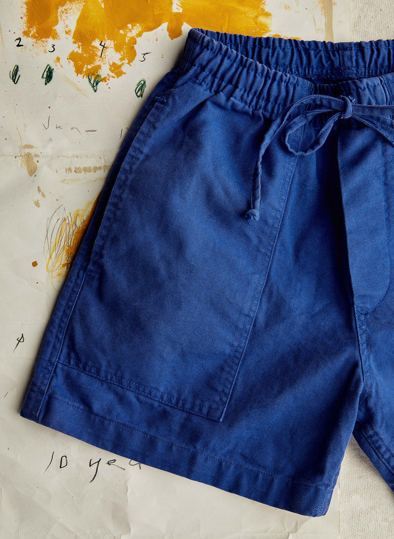 the canvas lounge short in klein blue