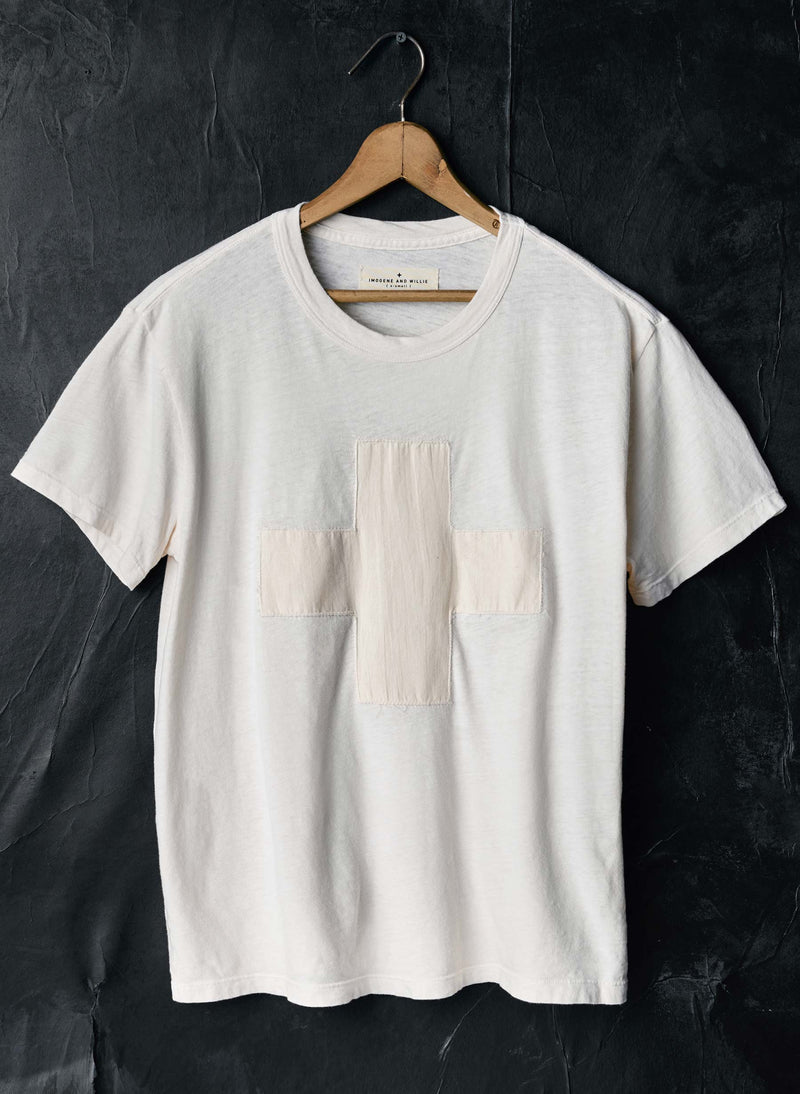 the "plus" tee in vintage white