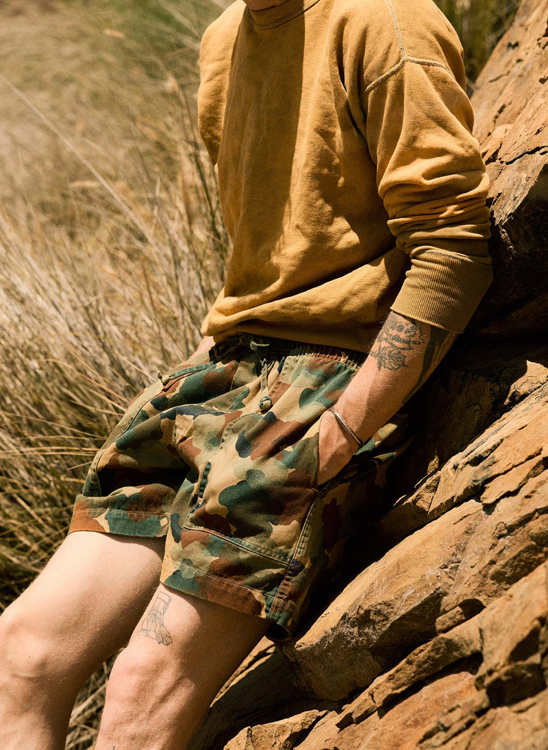 the lounge short in camo