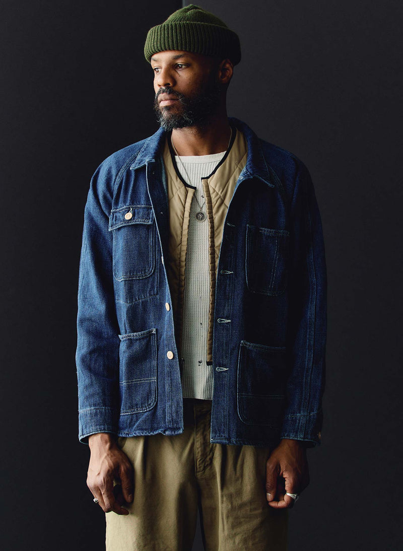 mill valley raglan jacket in indigo