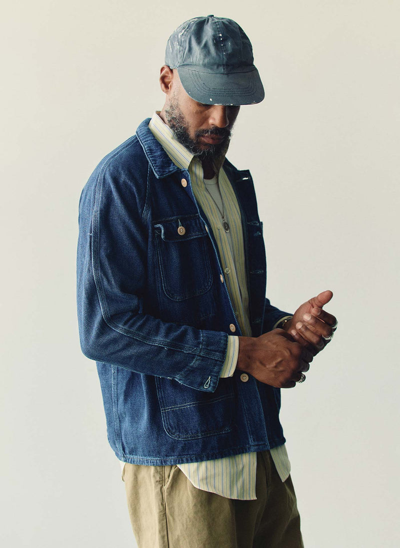 mill valley raglan jacket in indigo