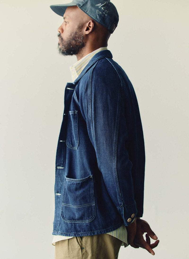 mill valley raglan jacket in indigo