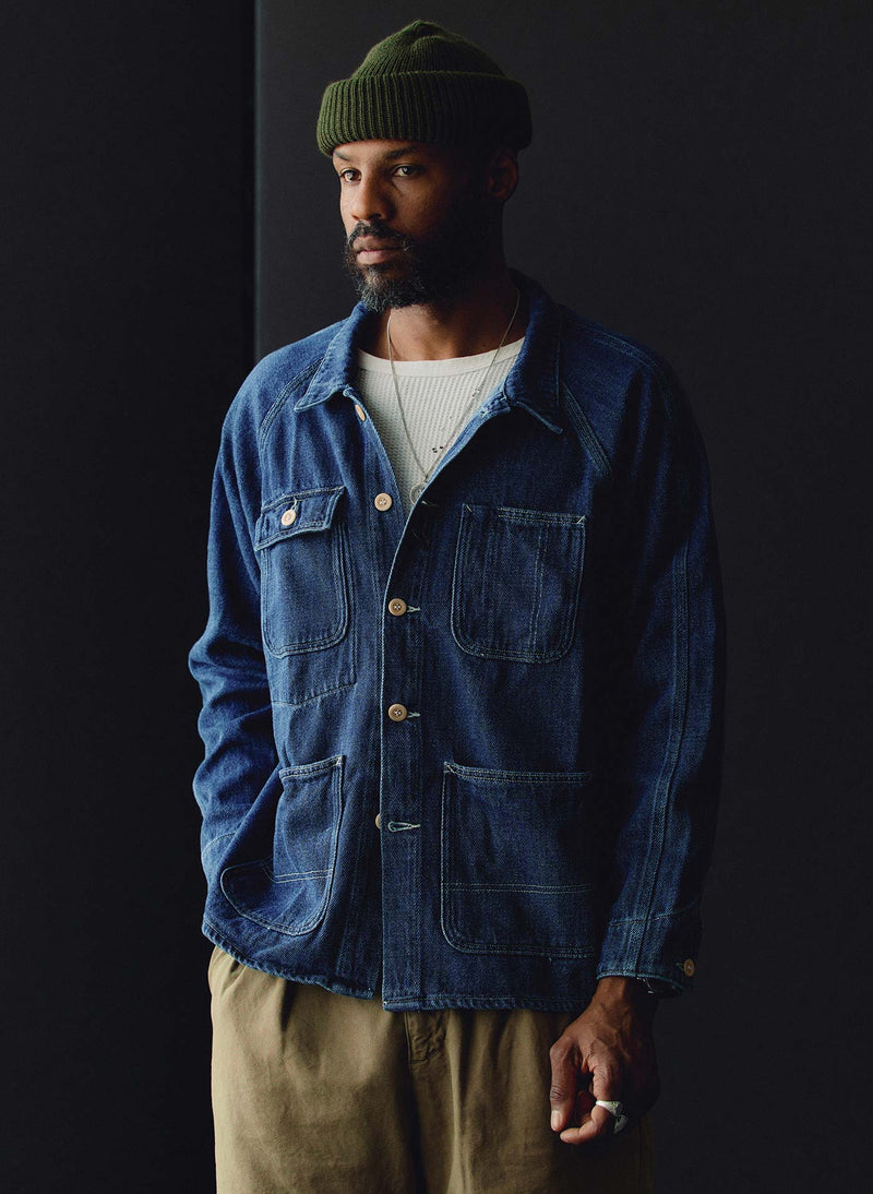 mill valley raglan jacket in indigo