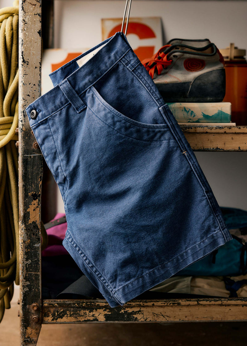 the mountain short in french blue