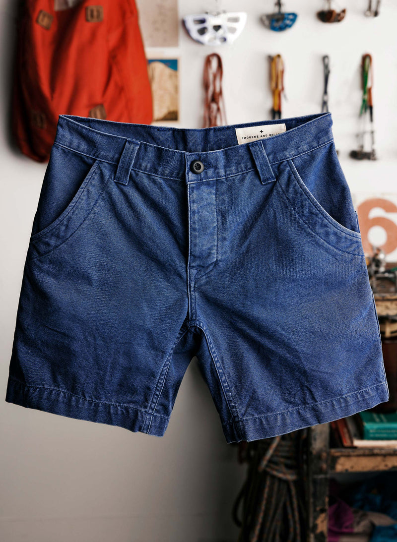 the mountain short in french blue