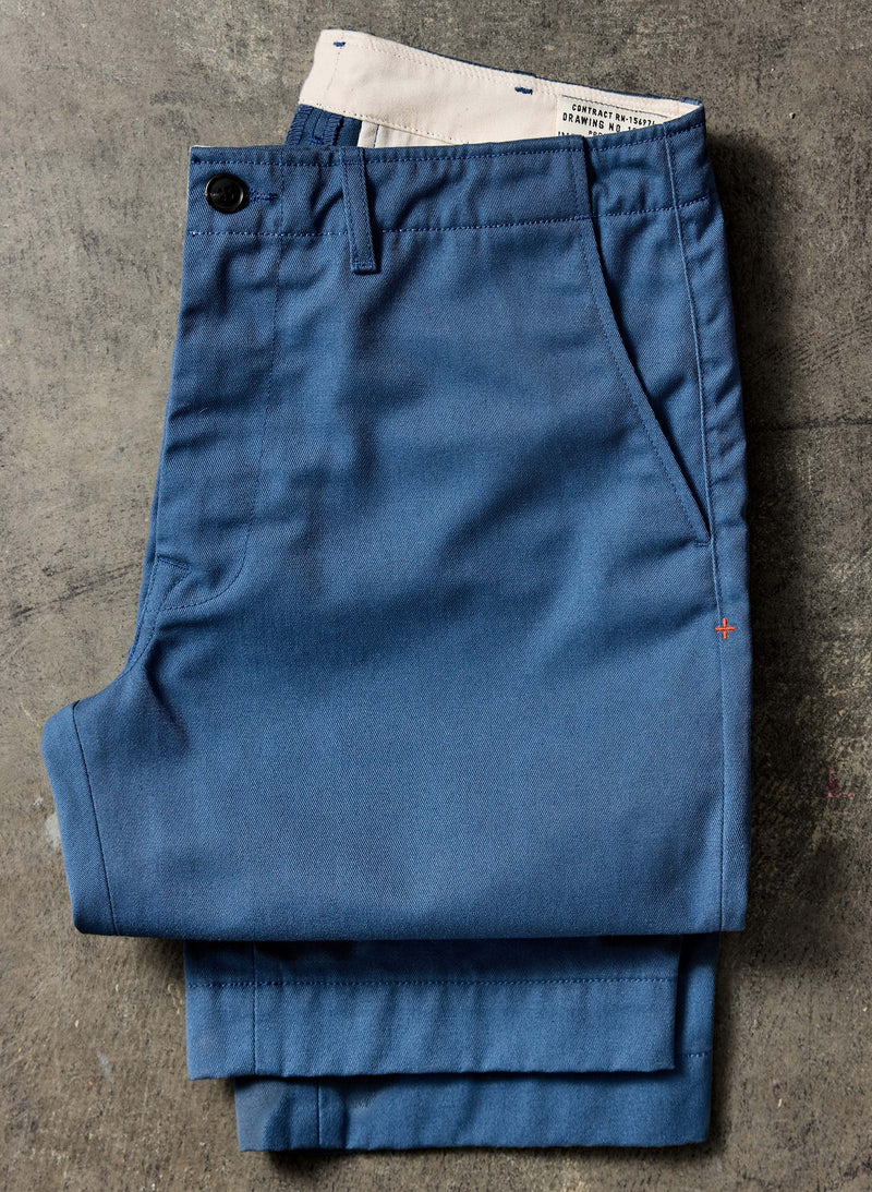 oceanside relaxed pant in postman blue