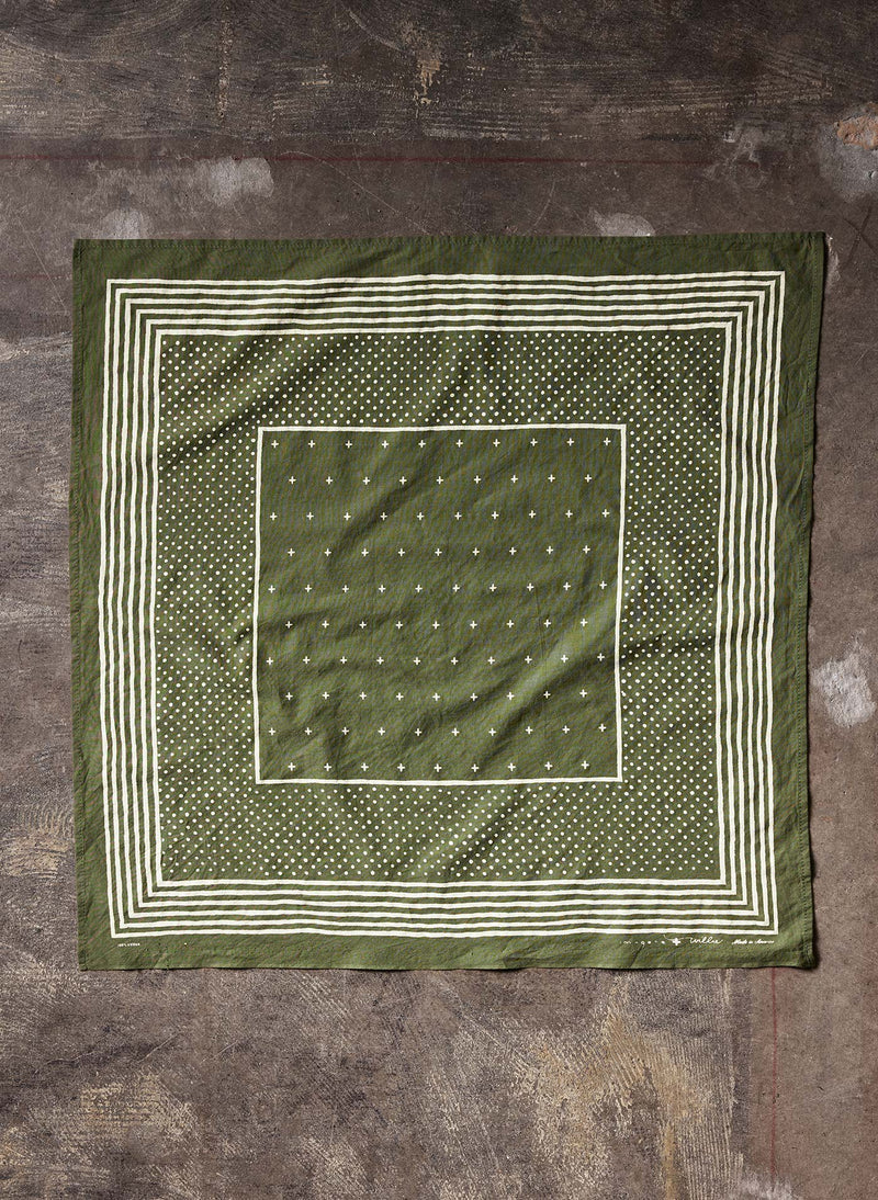 i+w vintage olive bandana v2