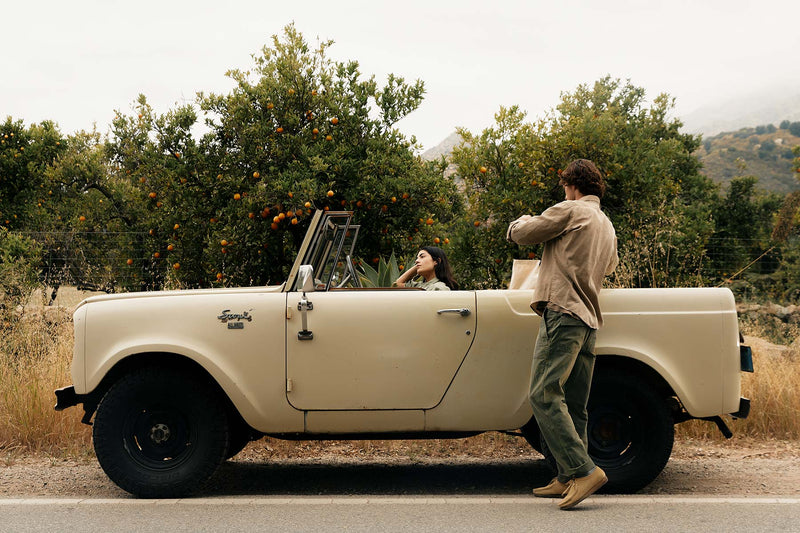 oliver military trouser in olive