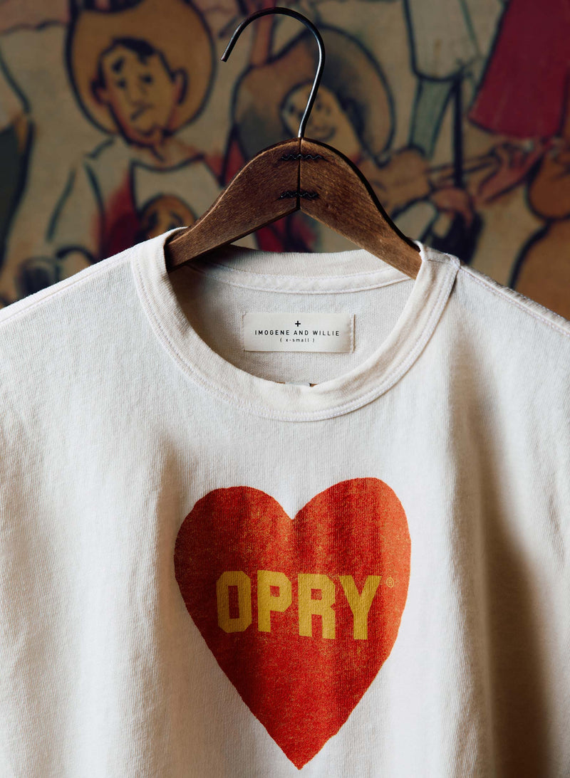 the i+w x opry "heart" tee - Model