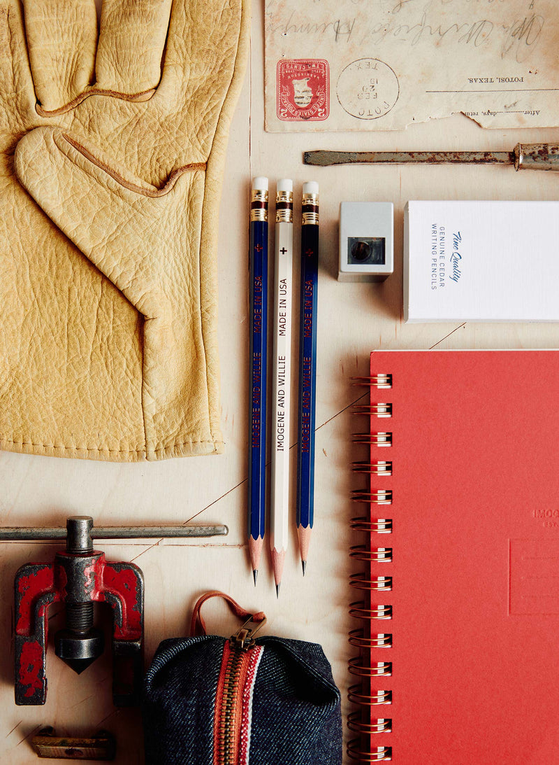 i+w x shorthand press notebook in red