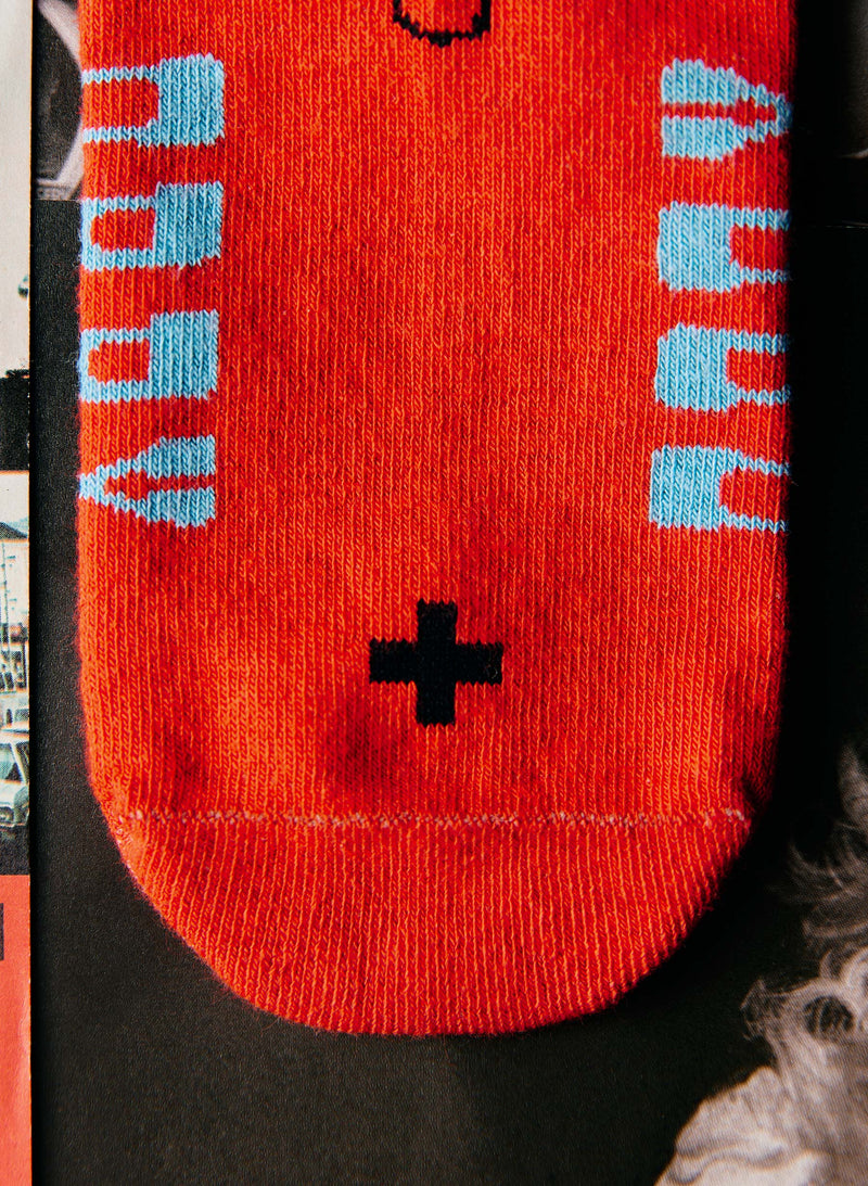 the i+w x opry "boot" sock in red - Model