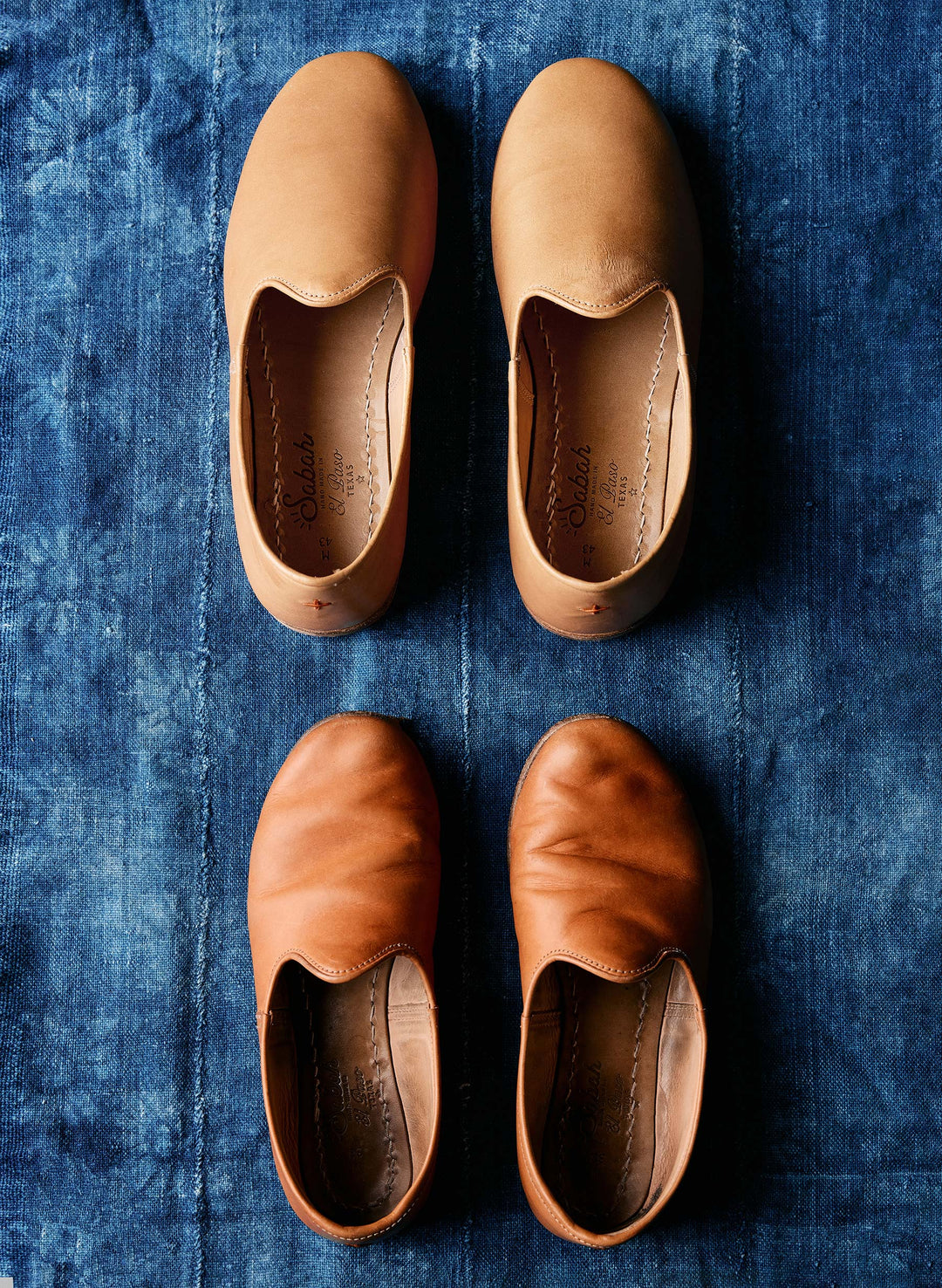 a pair of brown shoes