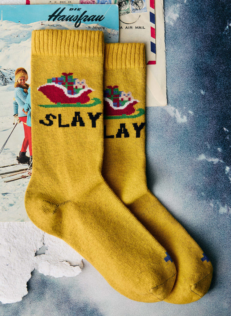 the "slay" sock