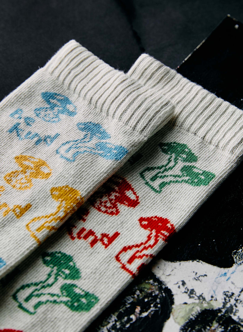 the "be kind" sock - Model