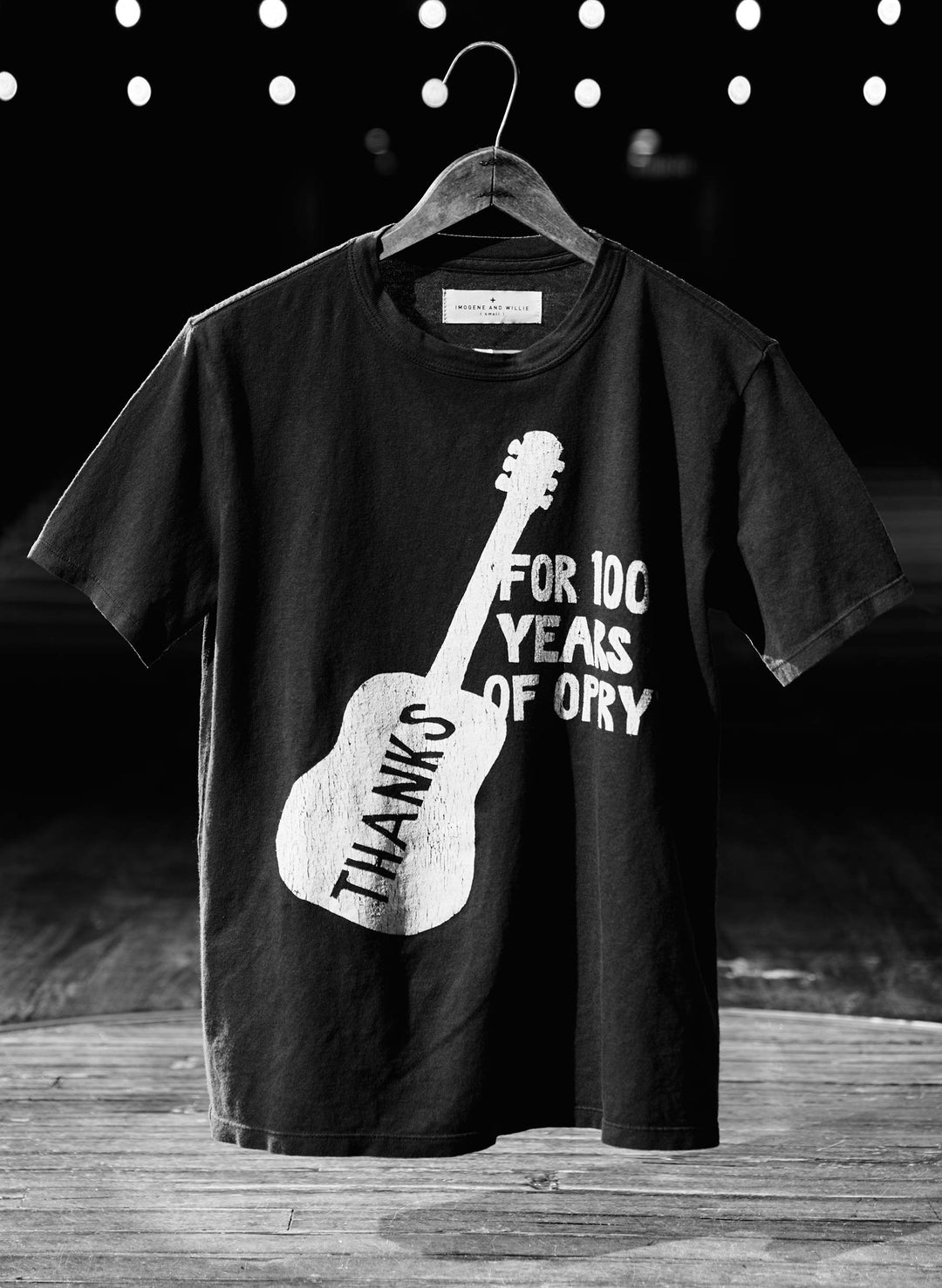 the i+w x opry "thanks" tee in black