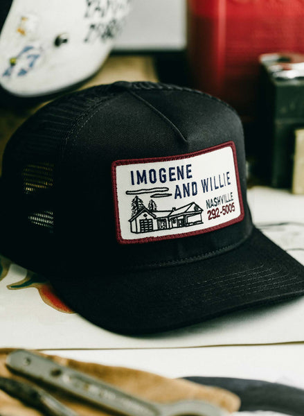 The "service station" trucker in black