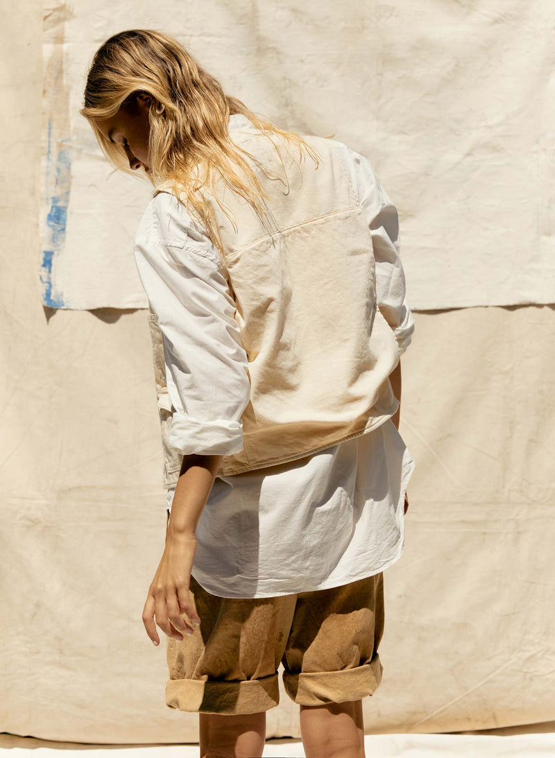 the field vest in natural - Model