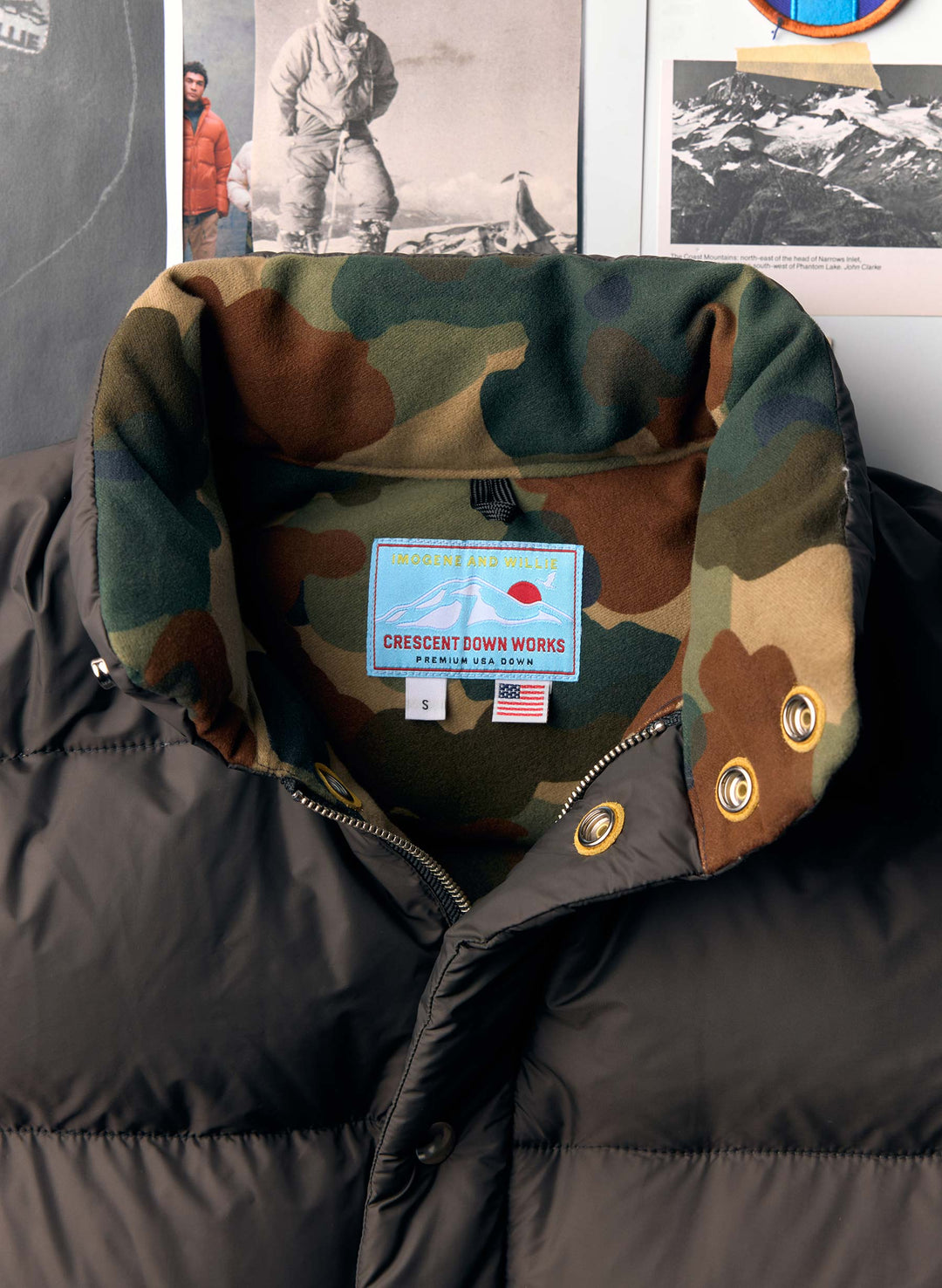 a jacket with a camouflage pattern